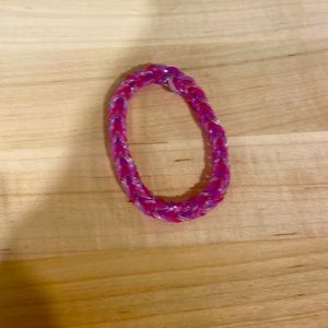 Kid’s size, stretchy pink bracelet